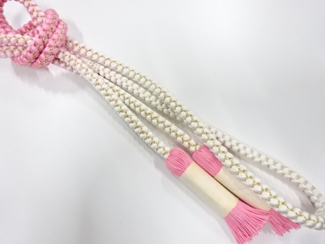 未使用品　正絹　手組帯締め